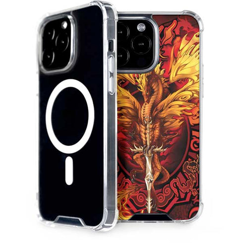 Fire Dragon by Ruth Thompson iPhone Cases